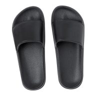   Papuci de plaja 37-39, 2402E18957, Everestus, EVA, Piele ecologica, Negru