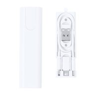   Set cabluri de incarcare USB, 2402E19065, Everestus, 108x16x30 mm, ABS, Alb