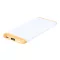 Powerbank 5000 mAh, USB-C, USB-A, 2402E19041, Everestus, 68x137x10 mm, Bambus, Paie, Alb