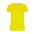 Tricou cu maneca scurta, la baza gatului, Casual, Femei, Keya, 2410E20173, Bumbac, Galben, M