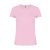 Tricou cu maneca scurta, la baza gatului, Casual, Femei, Keya, 2410E20163, Bumbac, Roz, S