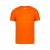 Tricou cu maneca scurta, la baza gatului, Casual, Copii, Keya, 2410E20288, Bumbac, Portocaliu, XS