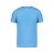 Tricou cu maneca scurta, la baza gatului, Casual, Copii, Keya, 2410E20280, Bumbac, Albastru light, M