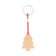   Breloc brad de Craciun, 2410E23341, Everestus, 60 x 42 mm, Bambus, Natur