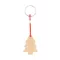 Breloc brad de Craciun, 2410E23341, Everestus, 60 x 42 mm, Bambus, Natur