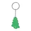 Breloc brad de Craciun, 2410E23389, Everestus, 40 x 53 x 3 mm, Aluminiu, Verde