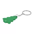 Breloc brad de Craciun, 2410E23389, Everestus, 40 x 53 x 3 mm, Aluminiu, Verde