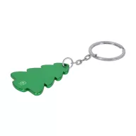   Breloc brad de Craciun, 2410E23389, Everestus, 40 x 53 x 3 mm, Aluminiu, Verde