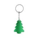 Breloc brad de Craciun, 2410E23389, Everestus, 40 x 53 x 3 mm, Aluminiu, Verde