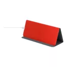 Mousepad pliabil cu incarcator wireless 15 W, 2410E24833, Everestus, 205 x 88 mm, Piele ecologica, Rosu