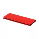 Mousepad pliabil cu incarcator wireless 15 W, 2410E24833, Everestus, 205 x 88 mm, Piele ecologica, Rosu