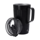 Cana termos 350 ml, 2410E25252, Everestus, ø79 x 148 mm, Otel, Negru