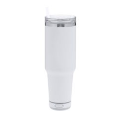   Cana termos 1250 ml, 2410E25361, Everestus, ø99 x 300 mm, Otel, Alb