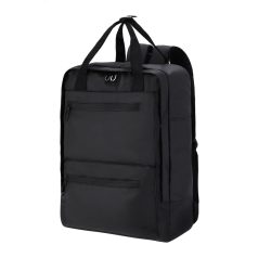   Rucsac sport casual, 2410E25046, Everestus, 290 x 400 x 110 mm, Piele ecologica, Negru