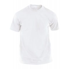 White t-shirt, unisex, S, S-XXL, 20FEB13077, Bumbac, Alb