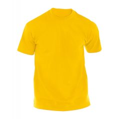   Adult color t-shirt, unisex, L, S-XXL, 20FEB13070, Bumbac, Galben