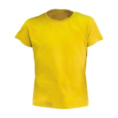 Kid color t-shirt, unisex, 44049, 20FEB2447, Bumbac, Galben