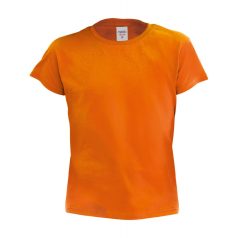   Kid color t-shirt, unisex, 44175, 20FEB2436, Bumbac, Portocaliu