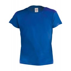   Kid color t-shirt, unisex, 44175, 20FEB2430, Bumbac, Albastru