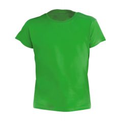 Kid color t-shirt, unisex, 44175, 20FEB2433, Bumbac, Verde