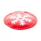 Compresa rotunda, cu design fulg de zapada, 2401E17020, Everestus, Plastic, Rosu