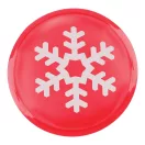 Compresa rotunda, cu design fulg de zapada, 2401E17020, Everestus, Plastic, Rosu