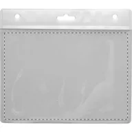   Suport badge, 110×95 mm, Everestus, 20FEB3254, PVC, Alb, Transparent