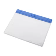  Suport badge, 110×95 mm, Everestus, 20FEB3251, PVC, Albastru, Transparent