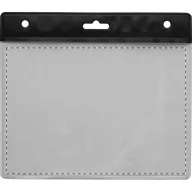   Suport badge, 110×95 mm, Everestus, 20FEB3250, PVC, Negru, Transparent