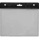 Suport badge, 110×95 mm, Everestus, 20FEB3250, PVC, Negru, Transparent