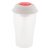 Shaker pentru salate, 750 ml, 115×195 mm, Everestus, 20FEB16663, Plastic, Transparent, Rosu
