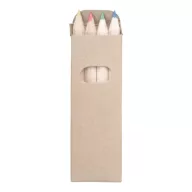   Set of 4 pencils, 30×90×8 mm, Everestus, 20FEB4009, Lemn, Natur, Natur