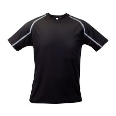  Sport t-shirt, unisex, M, S-XXL, 20FEB16712, Poliester, Negru, Gri