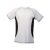 Sport t-shirt, unisex, XL, S-XXL, 20FEB16687, Poliester, Negru, Alb