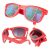 Ochelari de soare pliabili,  Everestus, 20FEB2676, Plastic, Rosu