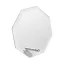 Trofeu, 63×140×140 mm, Everestus, 20FEB13437, Sticla, Transparent, Negru