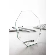   Trofeu, 63×140×140 mm, Everestus, 20FEB13437, Sticla, Transparent, Negru