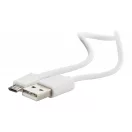 Usb power bank, 22×94×22 mm, Everestus, 20FEB6138, Aluminiu, Verde, Alb