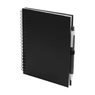   Agenda, 150×182 mm, Everestus, 20FEB10231, Carton, Hartie reciclata, Negru