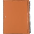 Agenda A4, velina, cu spirala si pix, 210×290 mm, Everestus, 20FEB10341, Carton, Hartie reciclata, Portocaliu