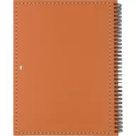   Agenda A4, velina, cu spirala si pix, 210×290 mm, Everestus, 20FEB10341, Carton, Hartie reciclata, Portocaliu
