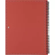   Agenda A4, velina, cu spirala si pix, 210×290 mm, Everestus, 20FEB10343, Carton, Hartie reciclata, Rosu