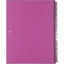 Agenda A4, velina, cu spirala si pix, 210×290 mm, Everestus, 20FEB10342, Carton, Hartie reciclata, Roz