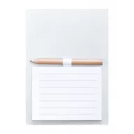   Magnetic notepad, 99×139 mm, Everestus, 20FEB9309, Magnet, Plastic, Alb