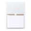 Magnetic notepad, 99×139 mm, Everestus, 20FEB9309, Magnet, Plastic, Alb