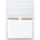 Magnetic notepad, 99×139 mm, Everestus, 20FEB9309, Magnet, Plastic, Alb