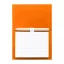 Magnetic notepad, 99×139 mm, Everestus, 20FEB9306, Magnet, Plastic, Portocaliu