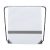 Saculet reflectorizant, 350×410 mm, Everestus, 20FEB5728, 190T Poliester, Alb