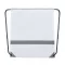 Saculet reflectorizant, 350×410 mm, Everestus, 20FEB5728, 190T Poliester, Alb