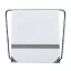 Saculet reflectorizant, 350×410 mm, Everestus, 20FEB5728, 190T Poliester, Alb
